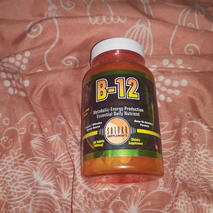 photo of Saturn Supplements B12 shared by @lourbastatoribio on  09 Feb 2020 - review