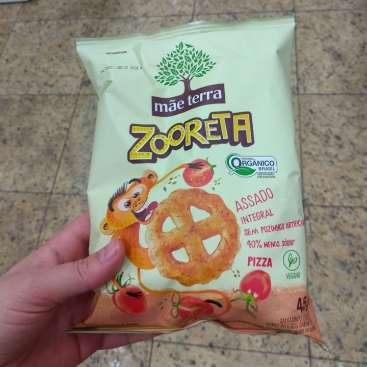 review photo of Mãe Terra Salgadinhos de Milho e Arroz Integral Zooreta - Mãe Terra shared by @francieleiwohn on 10 May 2022 - review