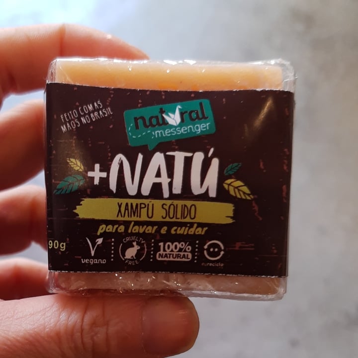 review photo of +natú natural messenger Shampoo Sólido shared by @eloiza on 23 Jul 2021 - review