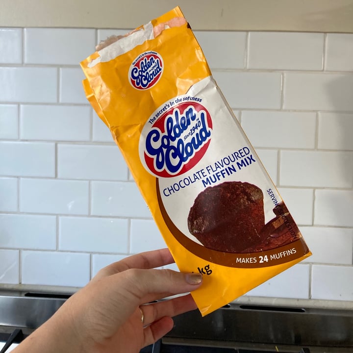 review photo of Golden cloud Chocolate Flavoured Muffin Mix shared by @shellojellomello on 24 May 2021 - review