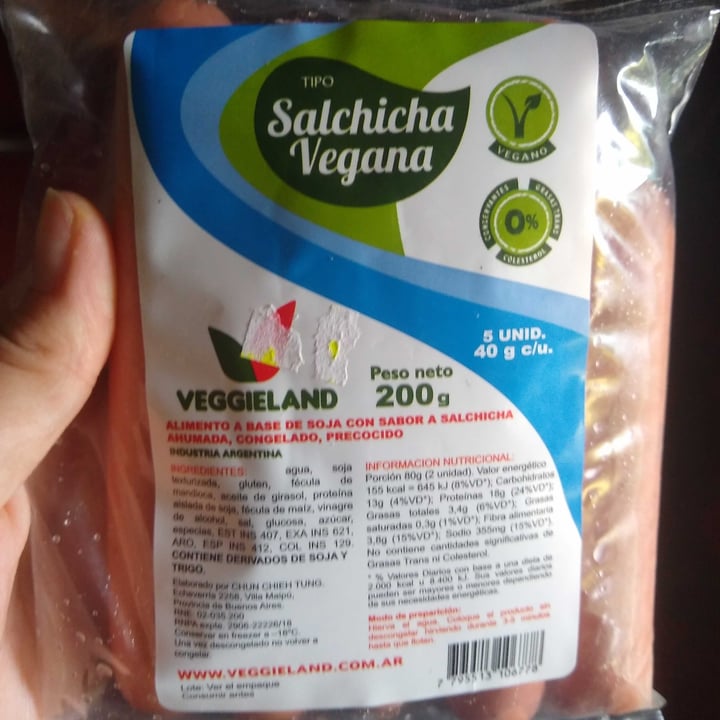 review photo of Veggieland Salchichas Veganas shared by @michellehorton on 03 Mar 2021 - review