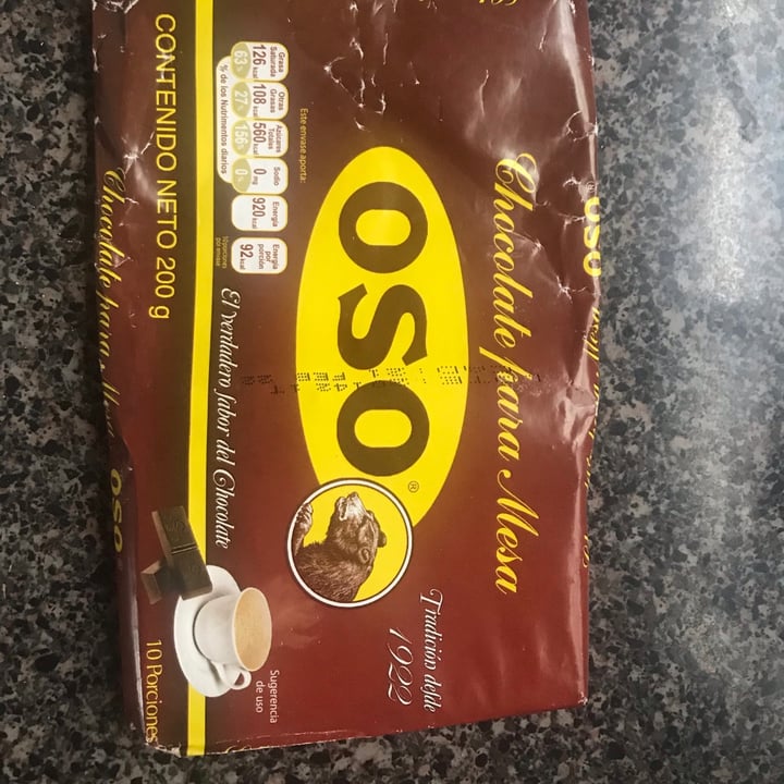 photo of Oso Chocolate para mesa shared by @emmaxlun on  02 Oct 2020 - review