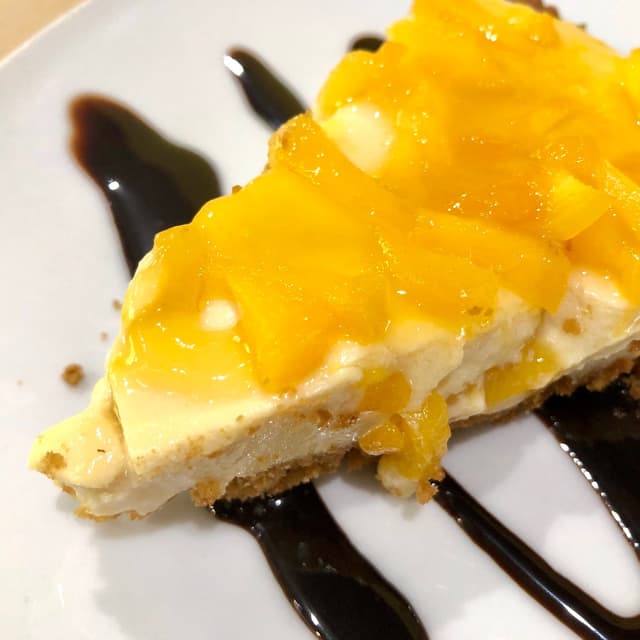 Photo of the dish “Cheesecake de melocotón”