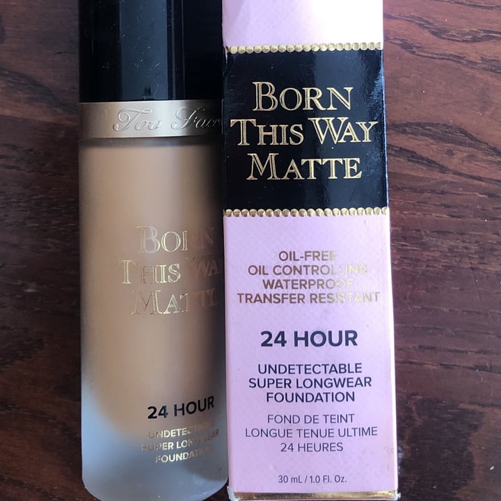 photo of Too Faced Born This Way Foundation shared by @monicamarcos on  08 Jun 2022 - review