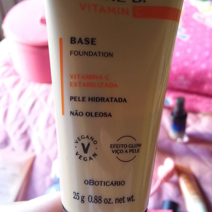 photo of O Boticário Base vitamina c shared by @barbaradetoni on  17 Apr 2022 - review