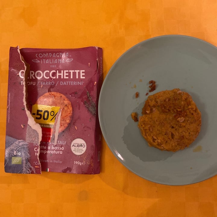 photo of Compagnia Italiana Crocchette tofu farro datterini shared by @martyveg on  19 Apr 2021 - review