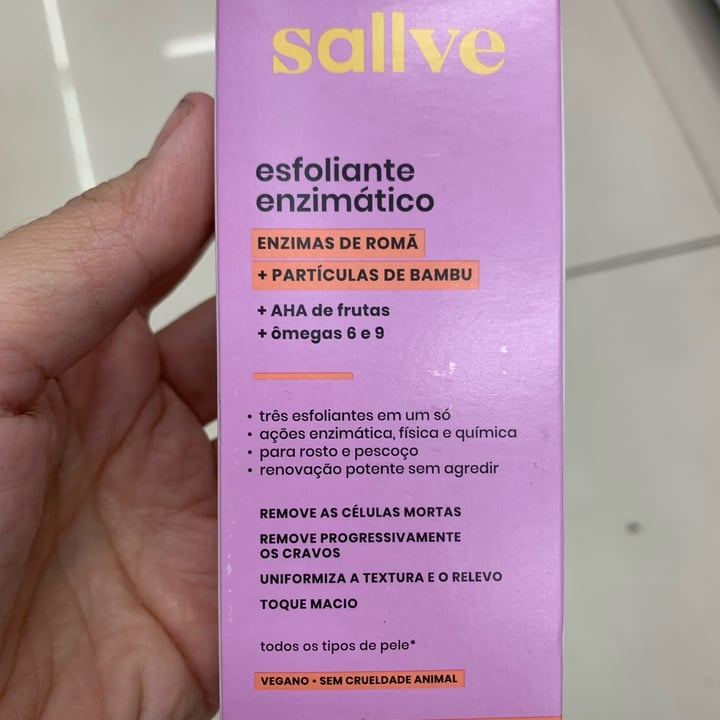 photo of Sallve Esfoliante Enzimático shared by @maristea on  26 Sep 2022 - review