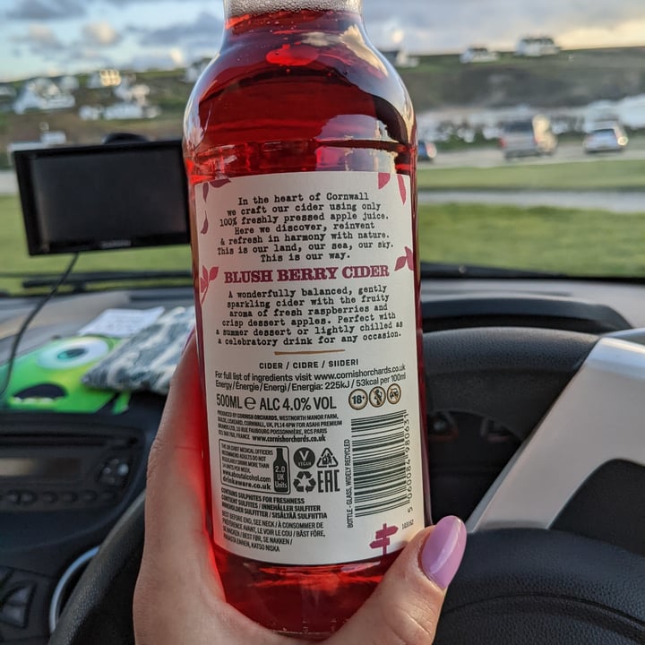 photo of Cornish Orchards Blush Berry Cider shared by @fruitbear on  20 Apr 2022 - review
