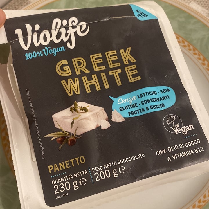 photo of Violife Green white shared by @padovavegan on  10 Nov 2022 - review