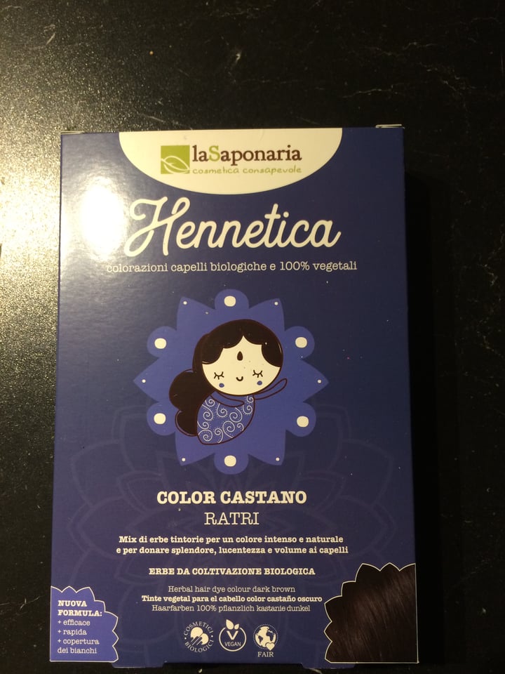 photo of La Saponaria Hennetica - Tinta vegetale color castano scuro Ratri shared by @blauregen on  23 Nov 2021 - review