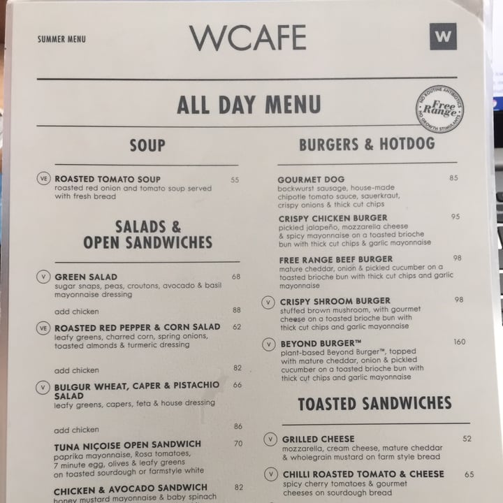 review photo of W Cafe Roasted Tomato Soup shared by @jabseatsvegan on 07 May 2021 - review