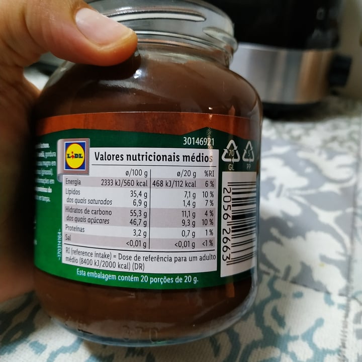 photo of Vemondo Vegan Creme De Avelã E Cacau Para Barrart shared by @martarosario17 on  22 Jun 2022 - review