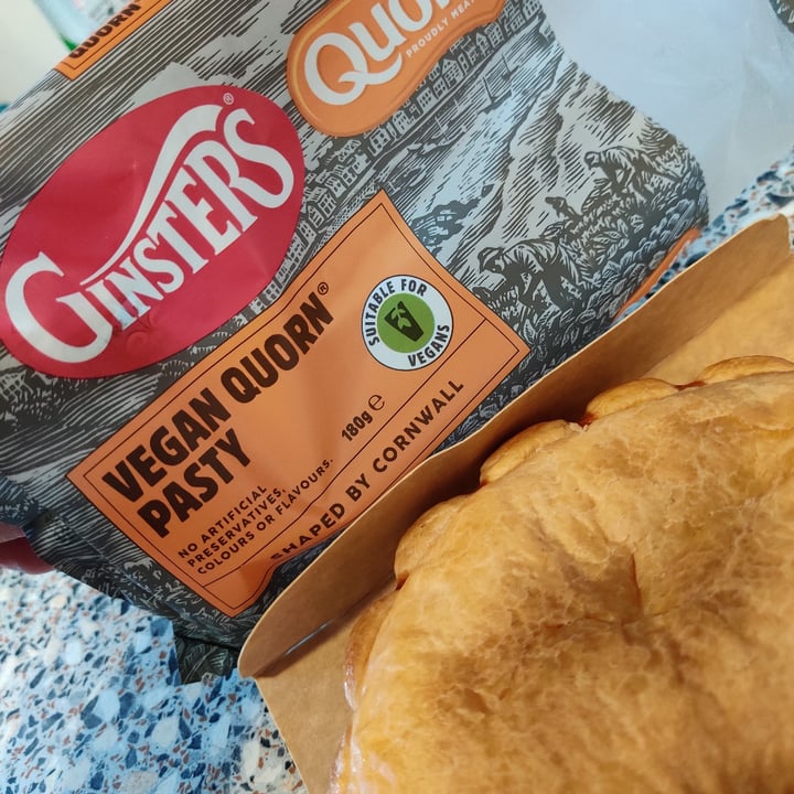 photo of Ginsters Vegan Quorn Pasty shared by @cr0vegan on  24 Mar 2021 - review