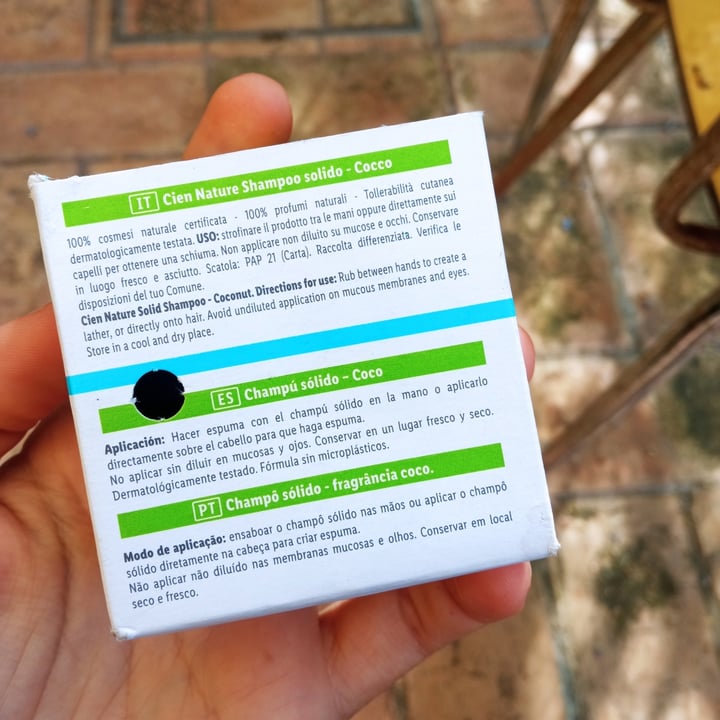 review photo of Cien nature Coconut solid shampoo shared by @betu on 14 May 2022 - review