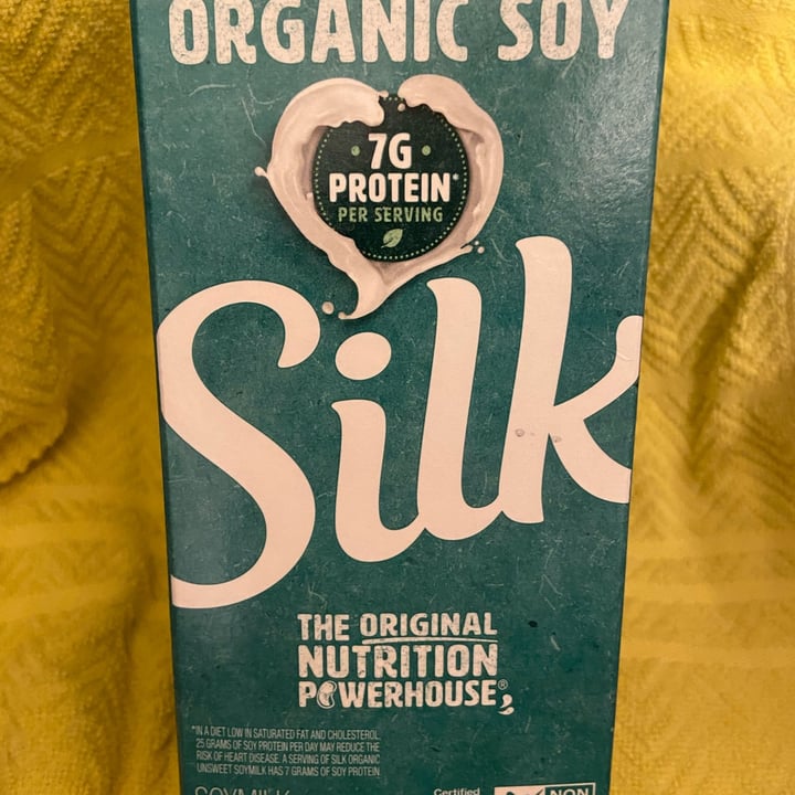 photo of Silk Organic Unsweet Soymilk  shared by @veganfl on  14 May 2022 - review