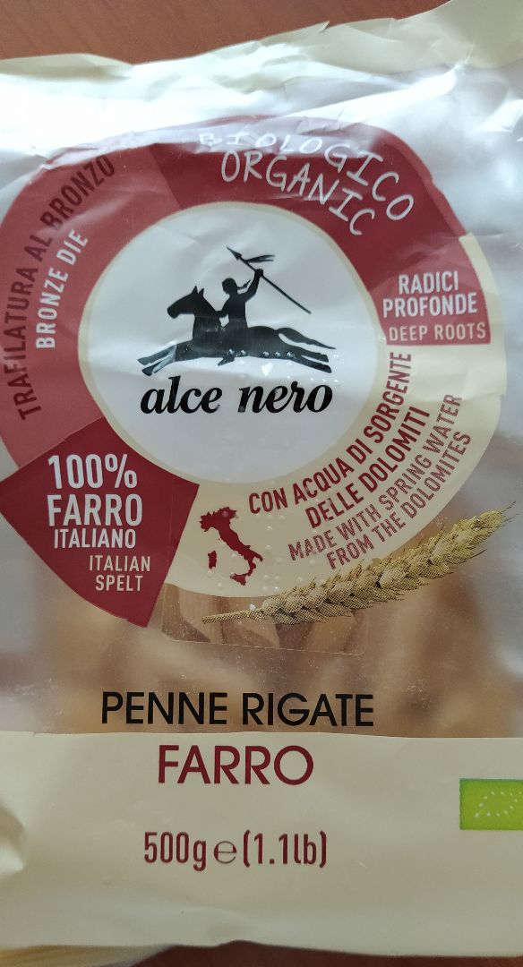 photo of Alce Nero Penne rigate al farro shared by @mariaelena on  18 Mar 2020 - review