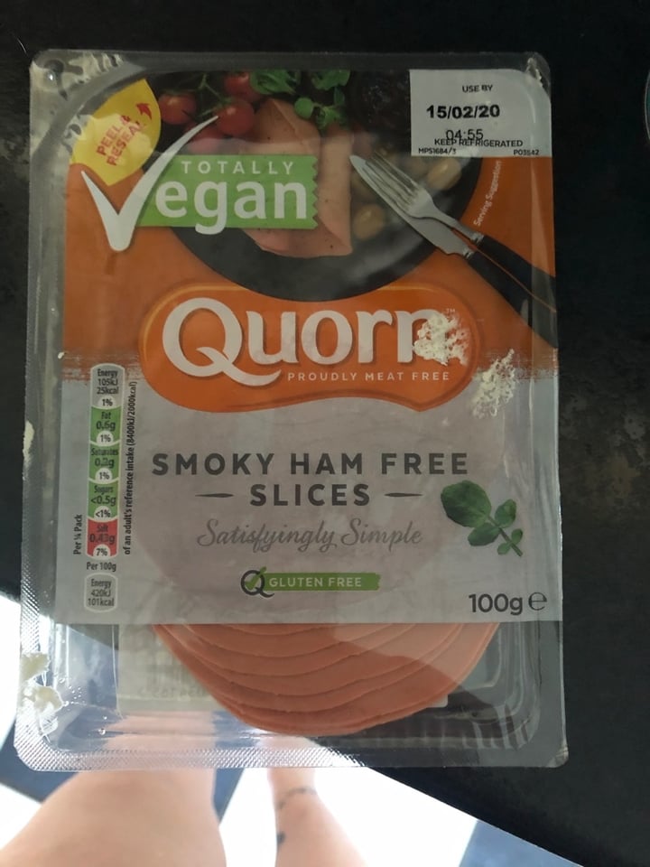 photo of Quorn Smoky Ham Free Slices shared by @brionygoy on  15 Jan 2020 - review