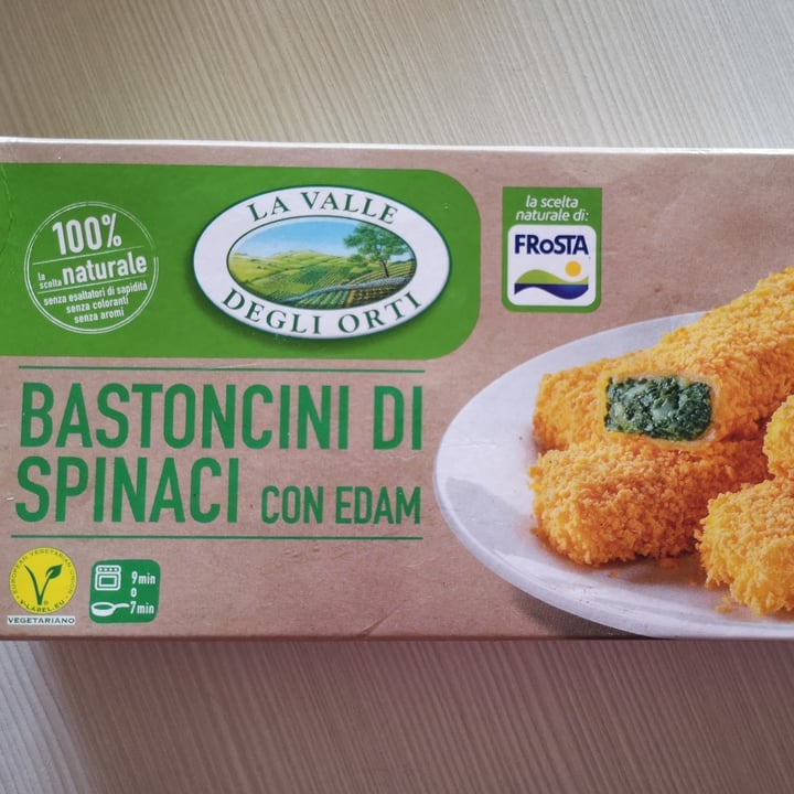 photo of La Valle degli Orti & Frosta. bastoncini di spinaci con Edam shared by @lujonny on  15 Oct 2022 - review