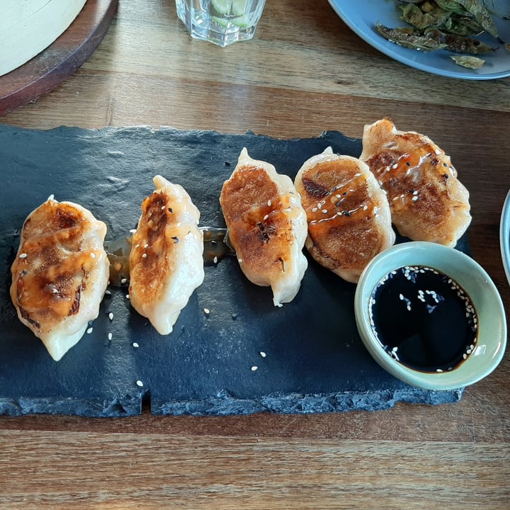 photo of Momo Ando Gyoza Pot Stickers Kimchi & Tofu shared by @mikejuliette on  05 Oct 2020 - review