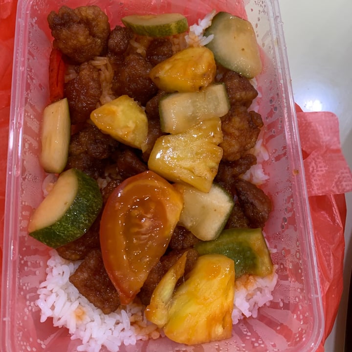 photo of Jin Yi Vegetarian Sweet and Sour rice set shared by @yourvegetarianmom on  19 Mar 2022 - review