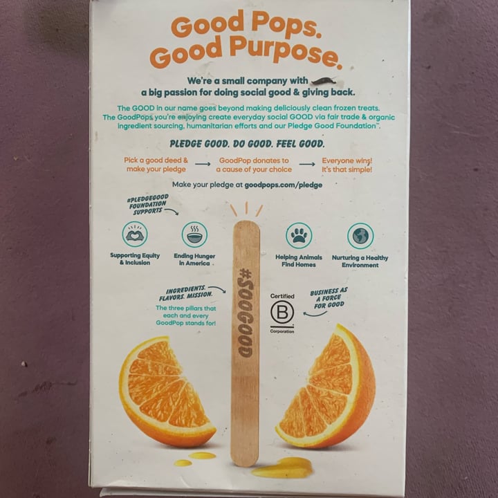 photo of Goodpop Orange N' Cream shared by @unejanie on  08 Oct 2022 - review