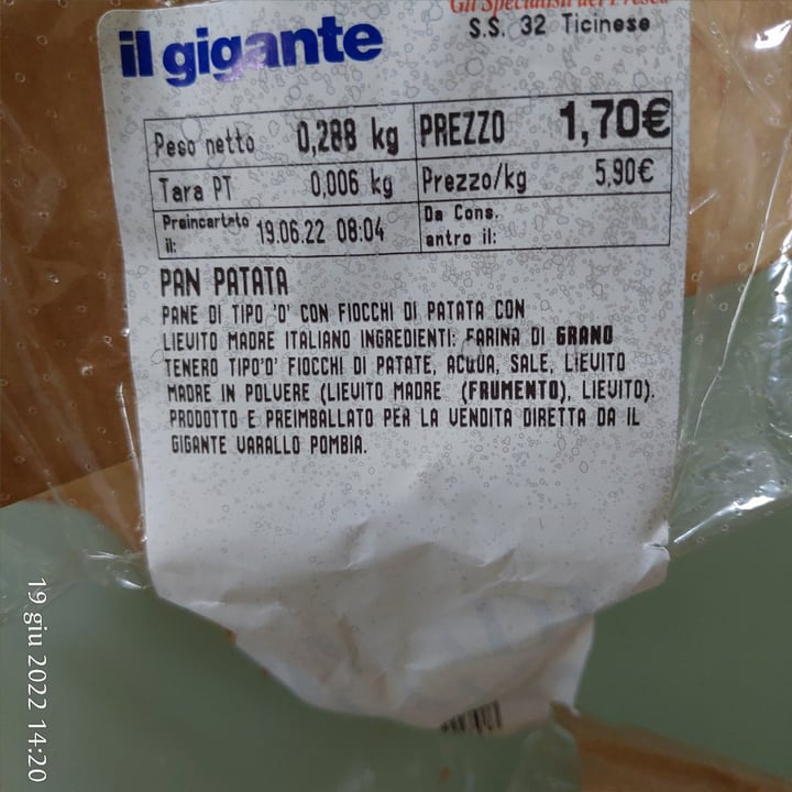 review photo of Il Gigante Pan Patata shared by @eriros72 on 19 Jun 2022 - review