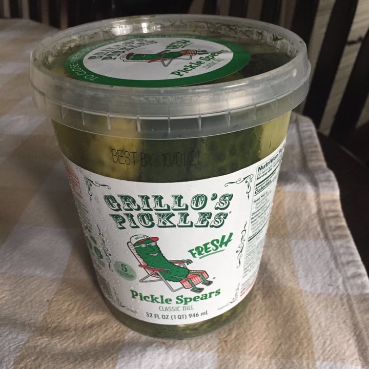 photo of Grillo’s Pickles Grillo’s pickles shared by @rrusso on  03 Aug 2021 - review