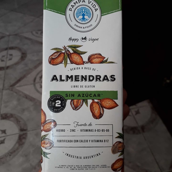 photo of Pampa Vida Leche de Almendras Sin Azúcar shared by @solange on  26 Oct 2021 - review
