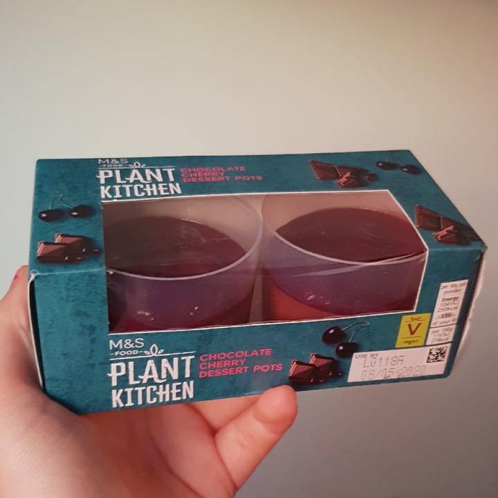 review photo of Plant Kitchen (M&S) Chocolate cherry dessert pot shared by @puredeadvegan on 08 Jul 2020 - review