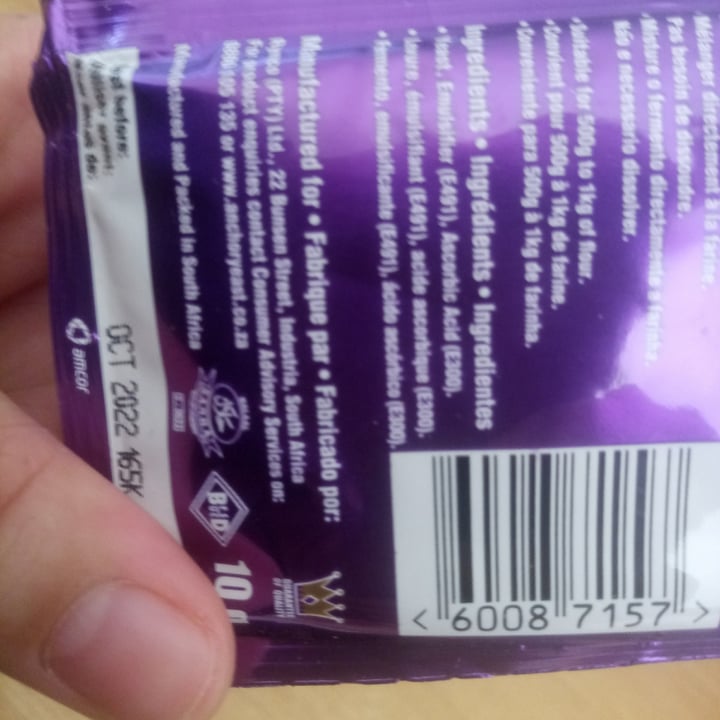 photo of Anchor Brand Instant Yeast shared by @ladyhawke32 on  10 Feb 2021 - review