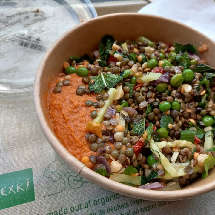 review photo of EXKi Montparnasse salade lentilles houmous shared by @astoria on 28 Jun 2022 - review