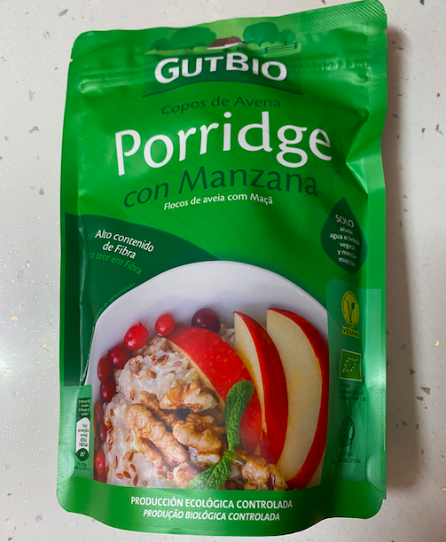 photo of GutBio Porridge con Manzana shared by @irenevegan on  05 Mar 2021 - review