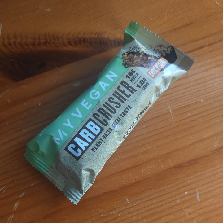 photo of MYVEGAN carb crusher choc peanut shared by @nabbo on  08 Jul 2022 - review