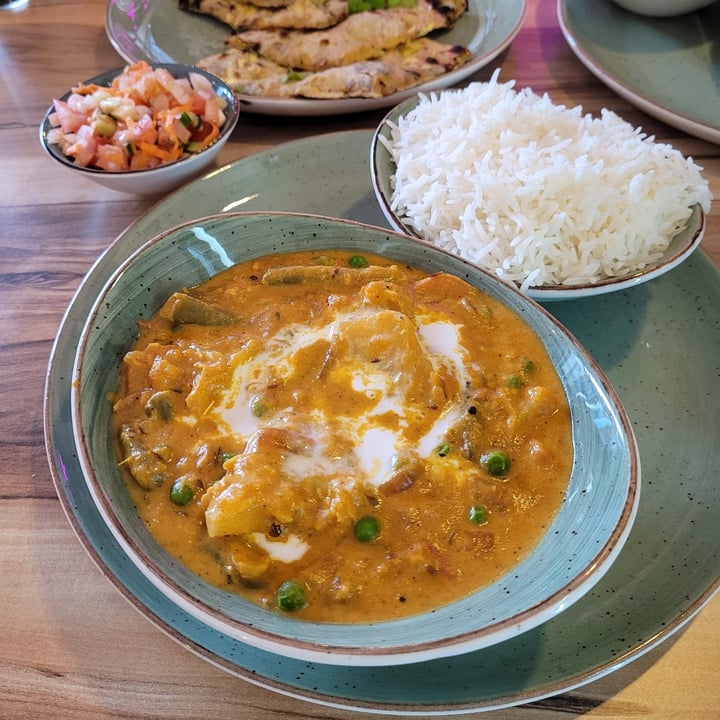 photo of Prashad Café (Kloof Street) Vegetable Korma and Rice shared by @simonel on  08 Aug 2022 - review