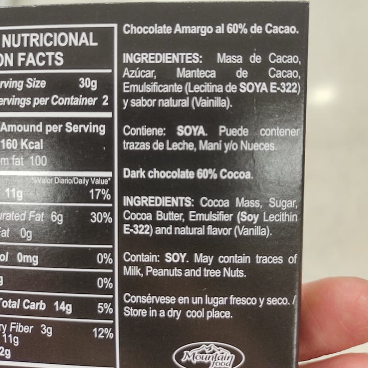 photo of Cocoa fusion Barra De Chocolate shared by @andreitaduarte on  23 Jan 2021 - review