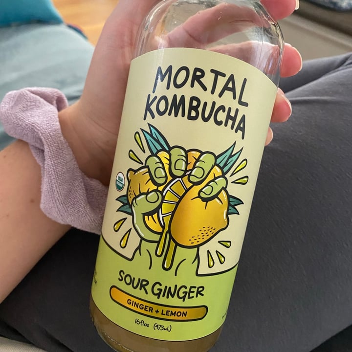 photo of Mortal kombucha Sour Ginger Kombucha shared by @jackielischak on  13 Sep 2021 - review