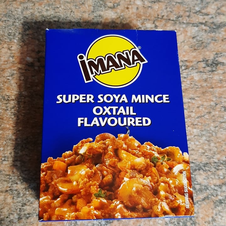 review photo of Imana Super soya oxtail flavoured shared by @pretoriavegan on 17 May 2022 - review