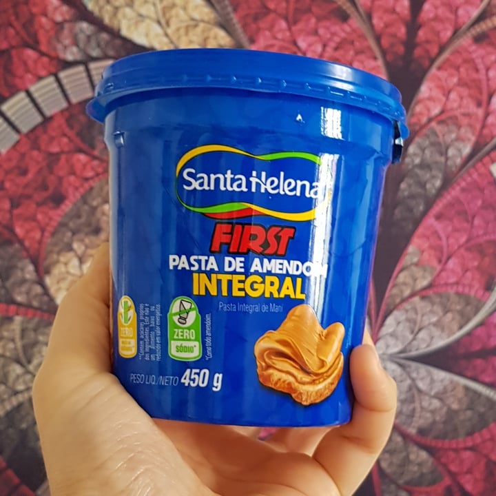 photo of Santa helena First pasta de amendoim shared by @vrgvegana on  08 Jun 2022 - review