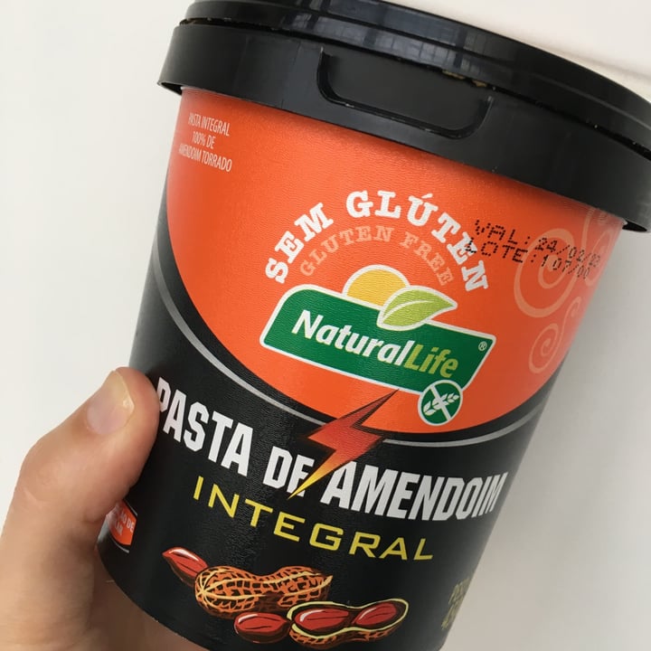 photo of NaturalLife Pasta de amendoim integral shared by @marymat on  21 Apr 2022 - review
