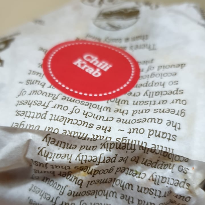 review photo of VeganBurg Singapore Chili Krab Burger shared by @chrismemo on 22 Jul 2020 - review