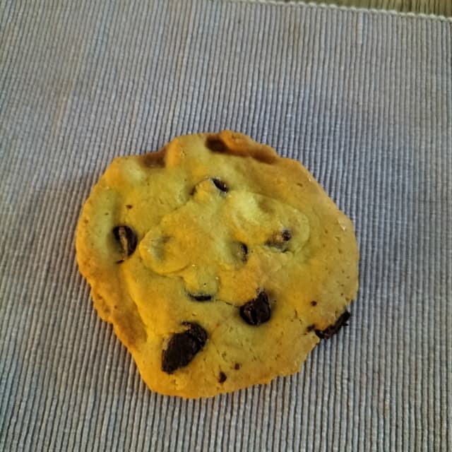 Photo of the dish “cookies con gocce di cioccolato vegan”