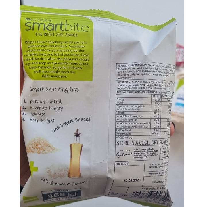 photo of smartbite rice pops shared by @gittek on  28 Jul 2022 - review
