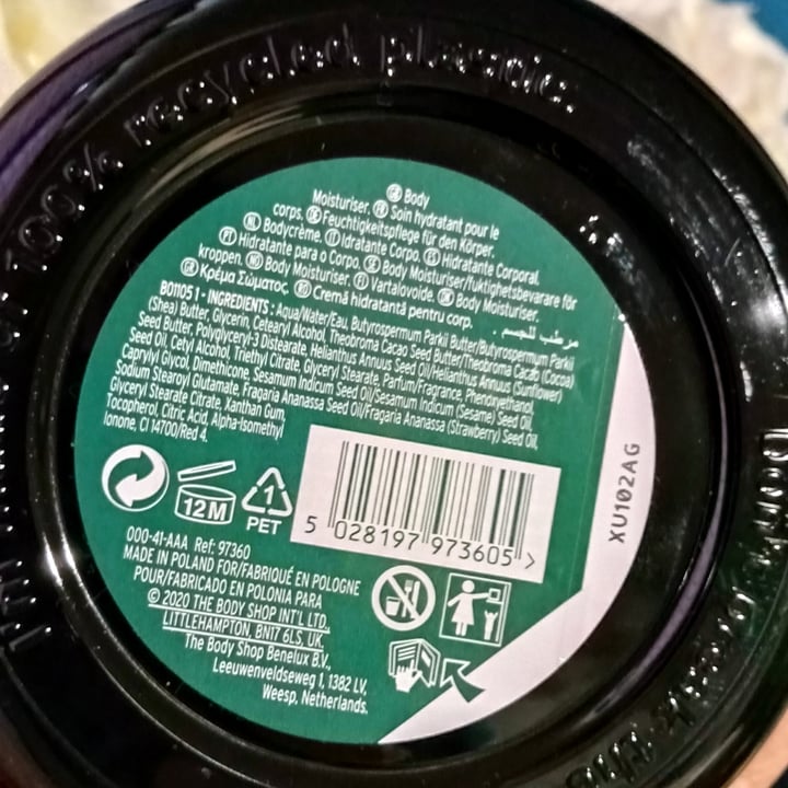 review photo of The Body Shop body butter strawberry shared by @jolieloveanimals on 07 Aug 2022 - review
