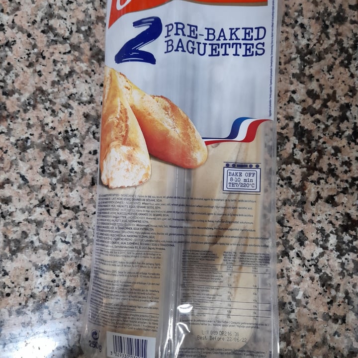 review photo of Jacquet Pre Baked Baguettes shared by @pripetti on 10 May 2022 - review