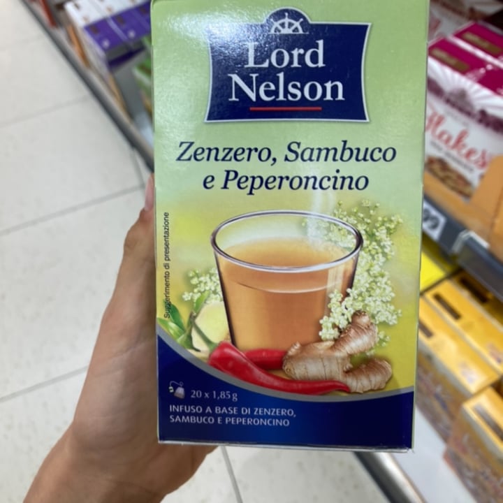 photo of Lord Nelson Infuso Di Zenzero, Sambuco E Peperoncino shared by @simplyanuser on  08 Mar 2022 - review
