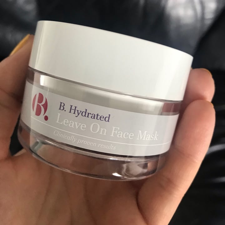 review photo of Superdrug Store plc B. Hydrated Leave On Face Mask shared by @earthwithjbro on 22 May 2020 - review
