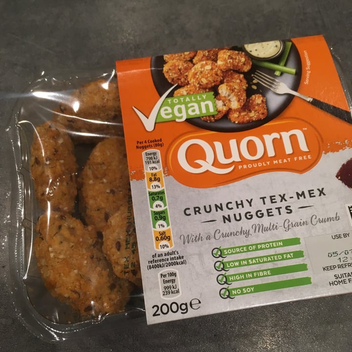 photo of Quorn Crunchy Tex Mex Nuggets shared by @plantboi on  28 Dec 2020 - review
