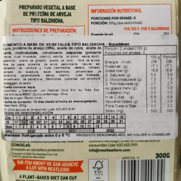 photo of Meatless Farm Breakfast Sausages shared by @dianav22 on  03 Apr 2022 - review