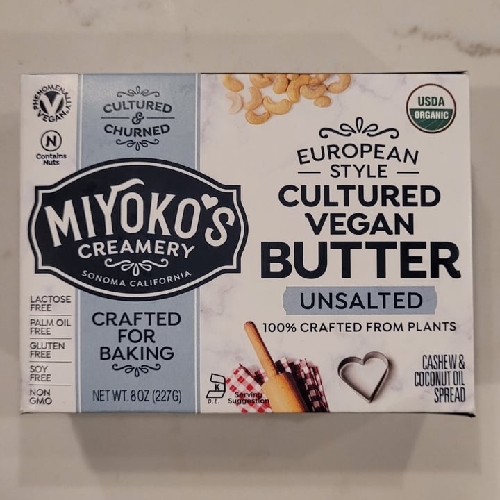 photo of Miyoko's Creamery Butter shared by @yourfriendjen on  28 Nov 2022 - review