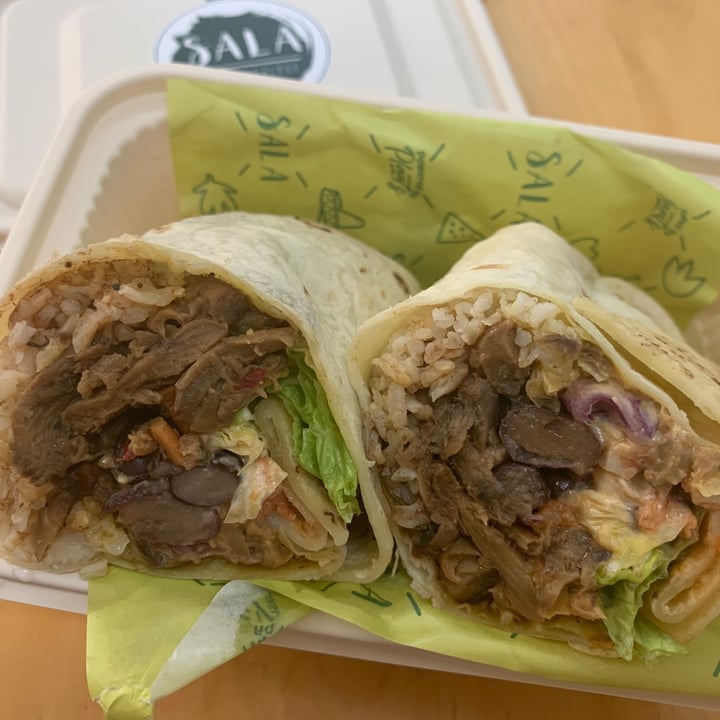 photo of Sala Kuala Lumpur Vegan Restaurant Mushroom Asada Burrito shared by @ai-yam-vegan on  18 Jan 2021 - review